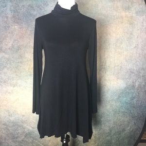 Soft Surroundings Turtleneck Tunic Black Small